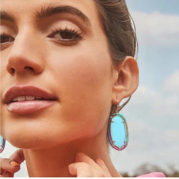 Kendra Scott Jewelry - Kendra Scott Elle Turquoise Threaded Earrings